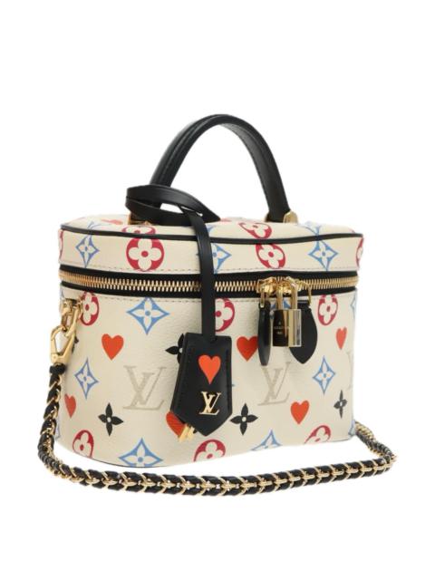Louis Vuitton LOUIS VUITTON Monogram Game On Vanity PM Hand Bag White M57458