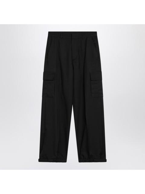 Off-White Black Cargo Trousers Men