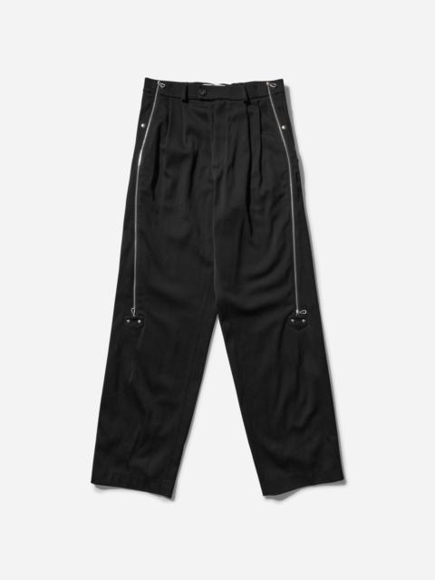 Knox Trousers with Zip Raven Black