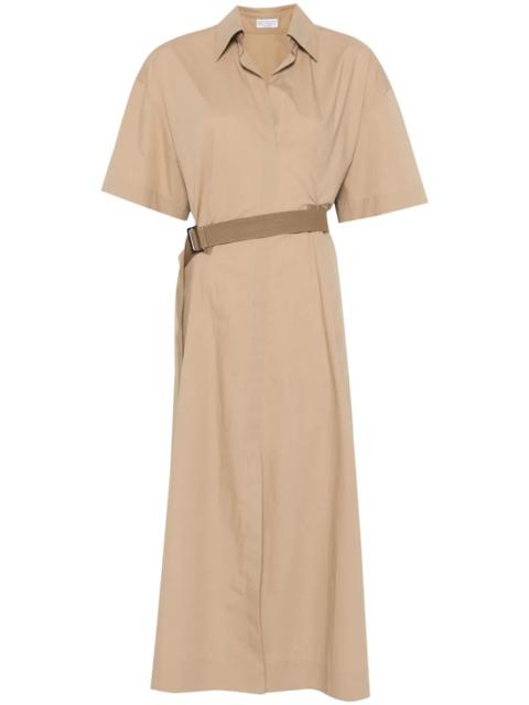 Brunello Cucinelli Women Poplin Midi Dress