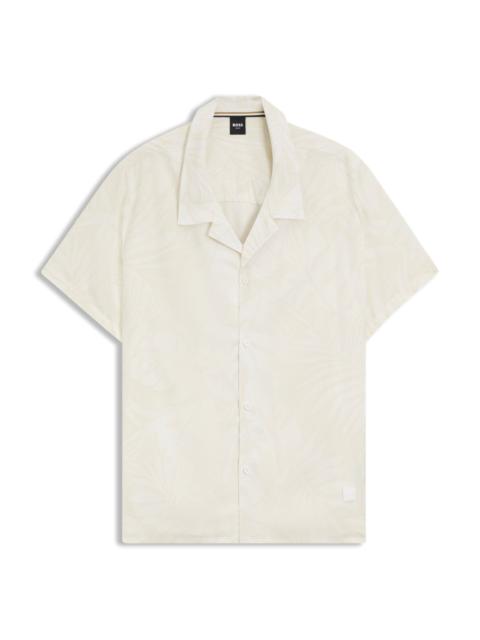 BOSS REGULAR-FIT SHIRT WITH ALL-OVER PRINT