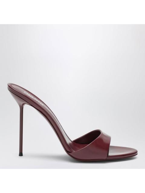 PARIS TEXAS PARIS TEXAS Lidia Burgundy Patent Leather Mules New And Auth