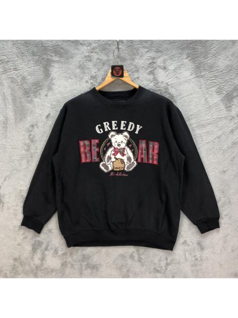 Other Designers Japanese Brand - GREEDY BEAR EMBROIDERY BIG LOGO SWEATSHIRTS #6465-68