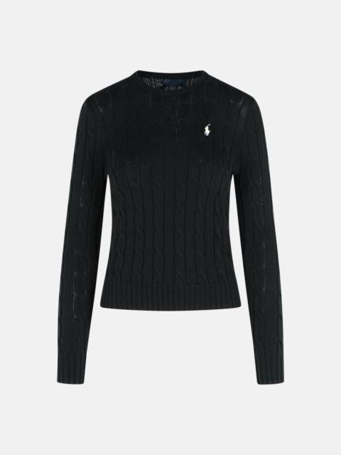 Polo Ralph Lauren 'JULIANNA' BLACK COTTON SWEATER