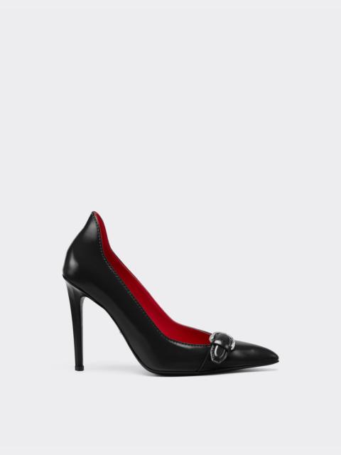 Ferrari Court shoes in ultra-wet-effect glossy leather