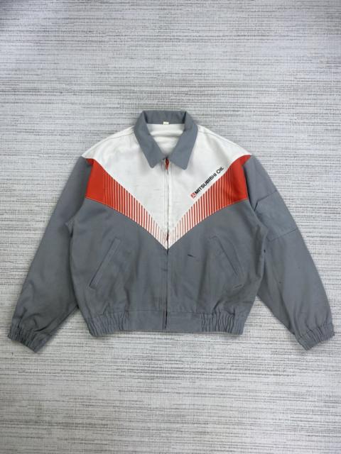Other Designers Japanese Brand × Vintage - 🔥Vintage Mitsubishi Oil Japan Color Block Zipper