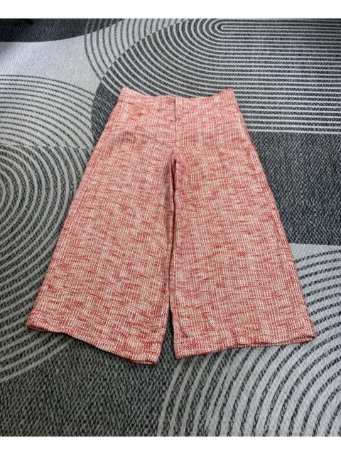 Other Designers Scanlan Theodore Tweed Knit Wide Leg Pants