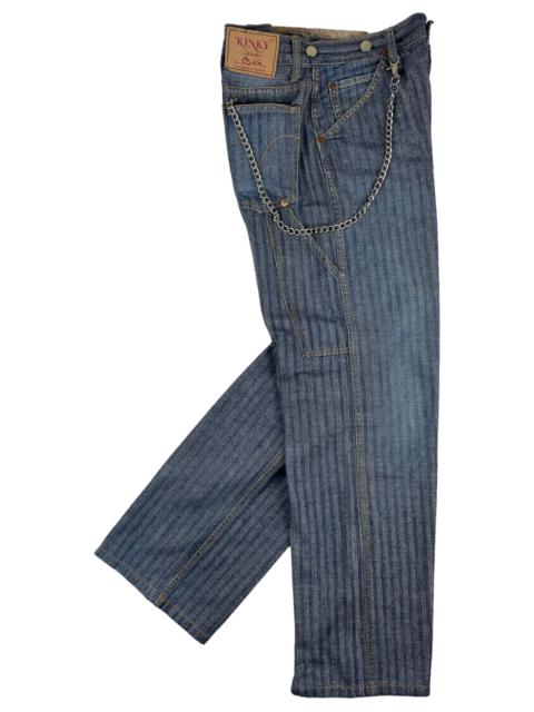 Hysteric Glamour Hysteric Glamour Carpenter Baggy Denim Pants, Kinky Jeans