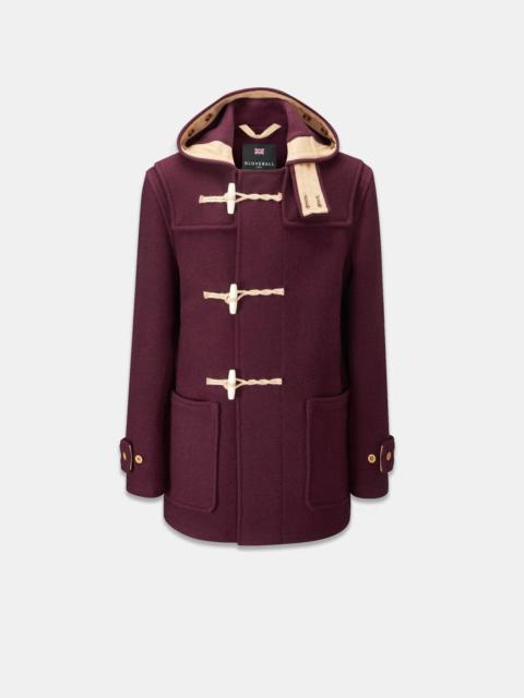 GLOVERALL Men's Mid-Length Monty Duffle Coat Burgundy