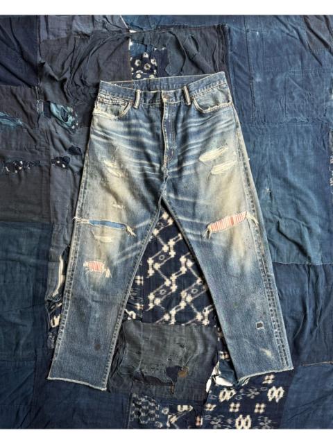 visvim VISVIM 21SS ICT JOURNEYMAN PANTS TACKED CRASH Distressed Wash Denim Jeans