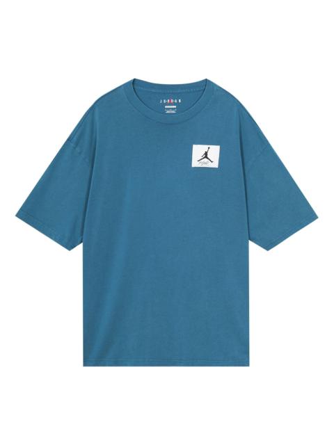 Jordan Air Jordan Flight Essential Washed T-shirt Asia Sizing 'Blue' DZ0605-427