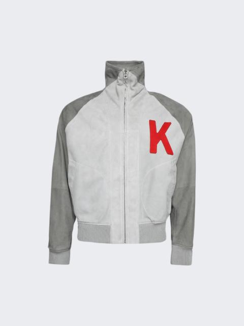 KENZO Classic Bomber Jacket Rinsed Blue