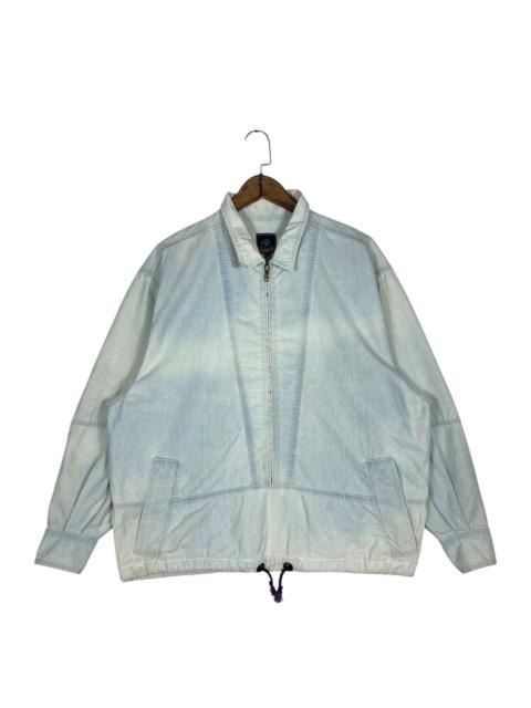 ZEGNA Vintage 90s Ermenegildo Zegna Yachting Denim Jacket