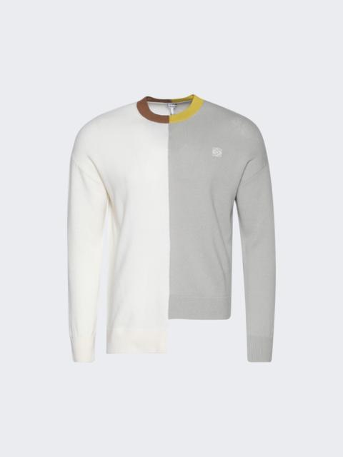 Loewe Asymmetric Sweater Mustard And Bronze