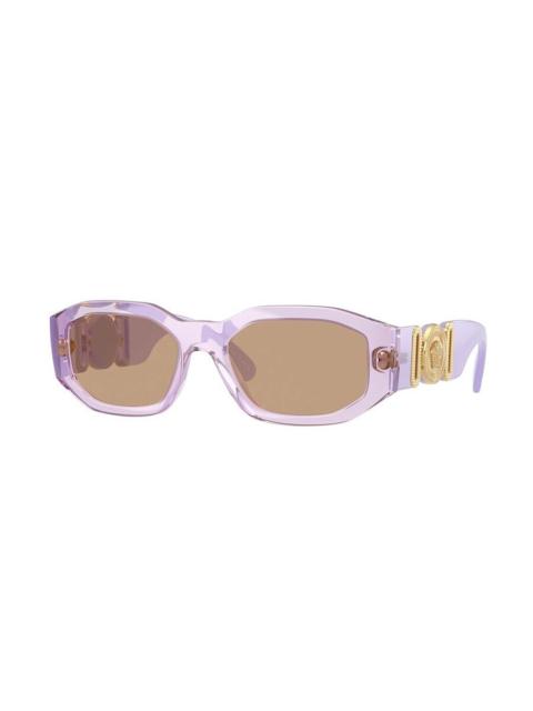 VERSACE Versace Light Brown Geometric Ladies Sunglasses VE4361 552663 53