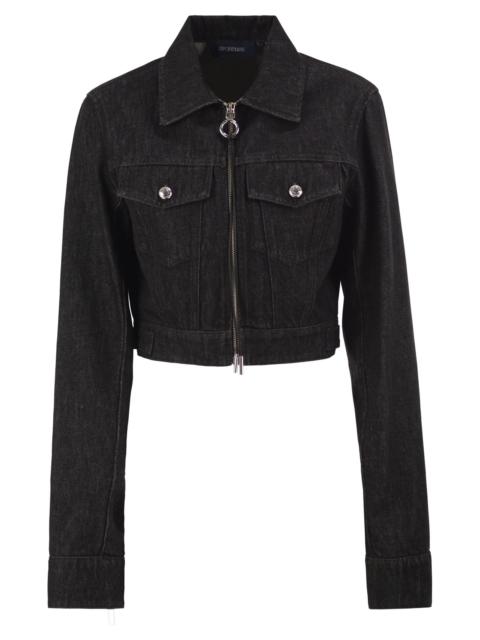 Sportmax Sportmax Women Spdpepe - Cropped Cotton Denim Zip Jacket