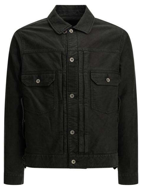 sacai Sacai Padded Cotton Jacket Black