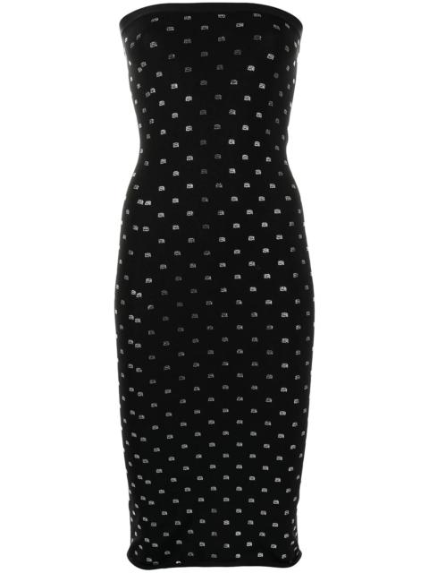 Alexander Wang crystal-embellished strapless dress