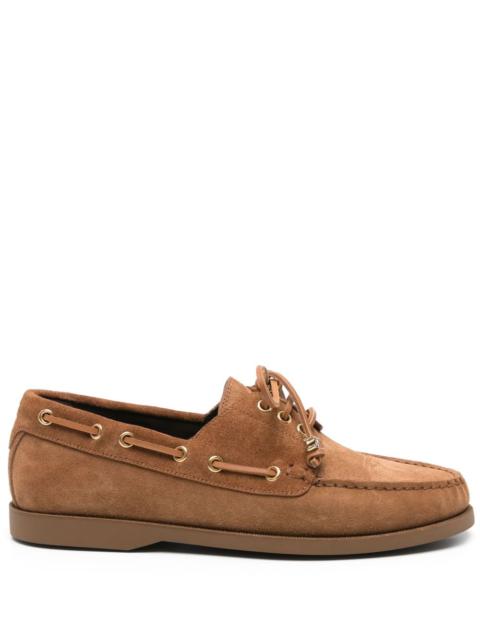 CELINE Celine Men Bateau Leather Boat Shoes