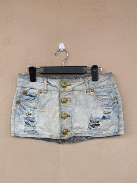 Other Designers Designer - Steals💥 Distressed Mini Sexy Skirt