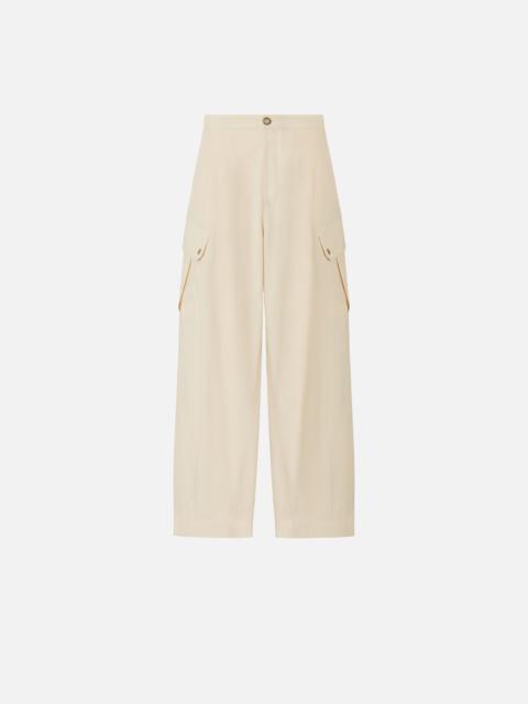 PINKO FLOWING COTTON TROUSERS