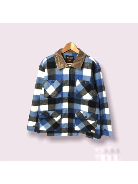 Other Designers Very Rare - VINTAGE DEAR LEVI’S AMERICA WOOL STRIPED JACKET
