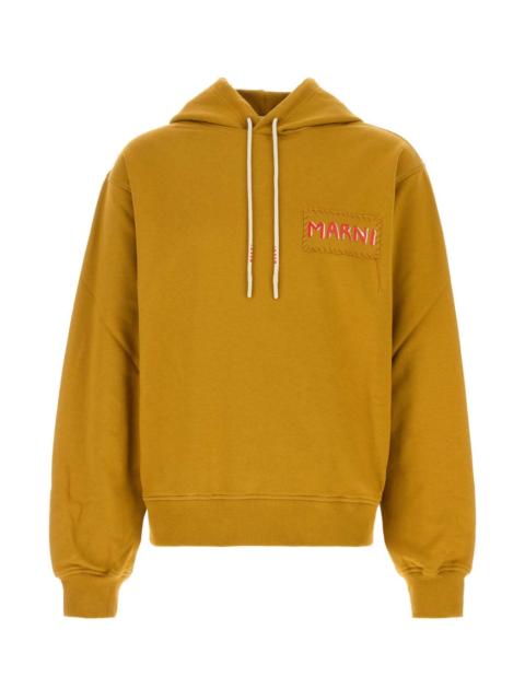 Marni Marni Men Mustard Cotton Sweatshirt