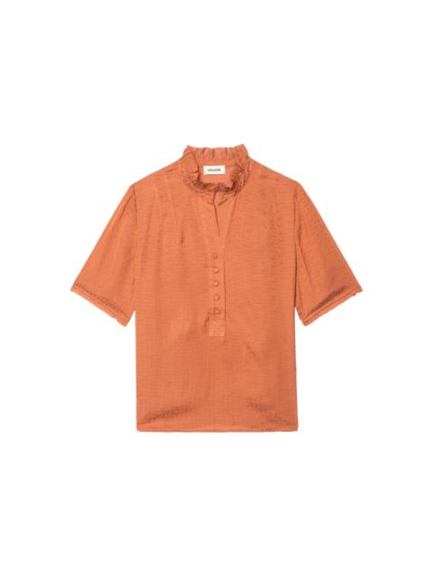 Topher satin blouse