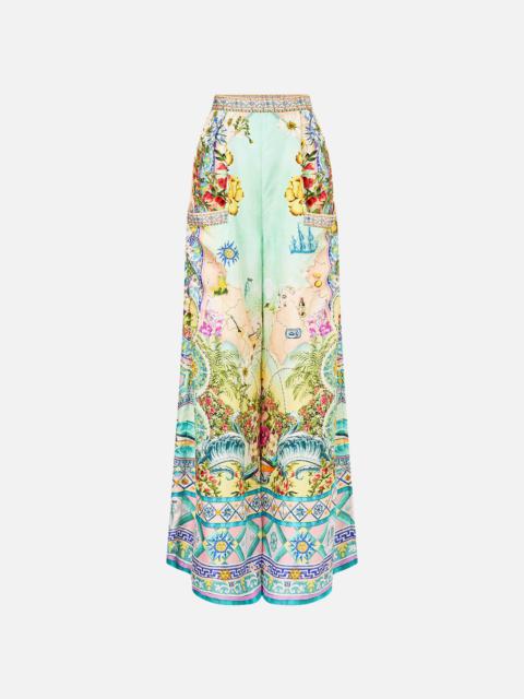 CAMILLA WIDE LEG TROUSER WITH FRONT POCKETS