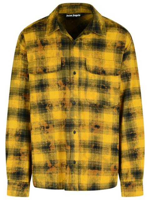 Palm Angels Palm Angels Cotton Blend Shirt Green Men