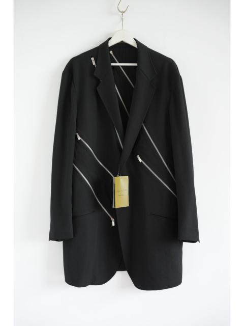 Yohji Yamamoto Yohji Yamamoto 22ss Diagonal Zipper Wool Suit