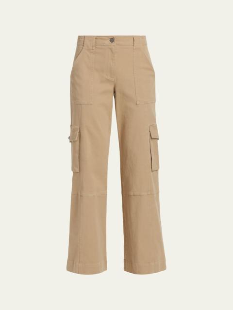 TWP Coop Cotton Twill Topstitched Cargo Pants