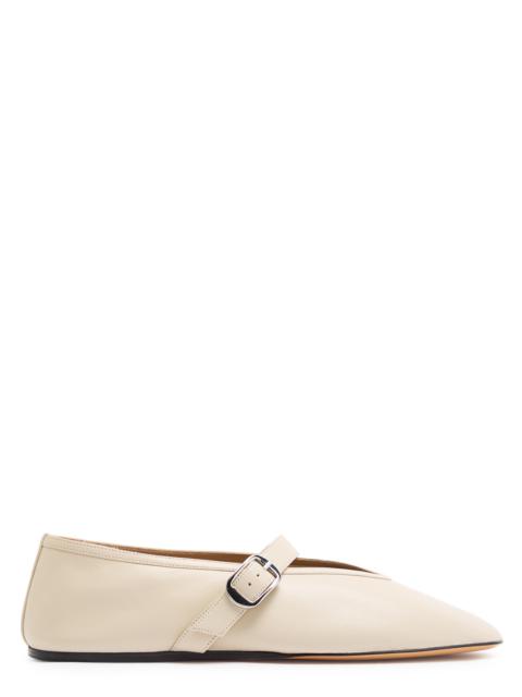 LE MONDE BÉRYL LE Monde Beryl Stella Leather Ballet Flats