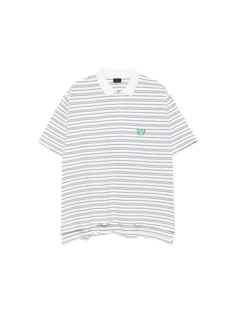 BALENCIAGA logo-embroidered polo shirt