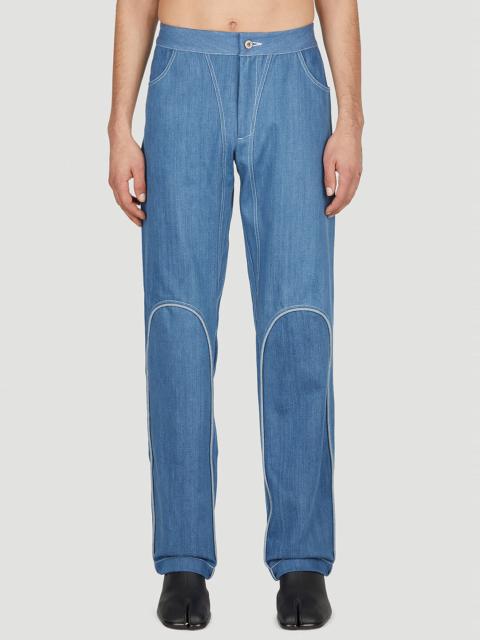 Mainline:RUS/Fr.CA/DE Contrast Piping Jeans