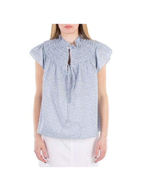 Polo Ralph Lauren Polo Ralph Lauren Floral-Print Ruffle Collar Blouse