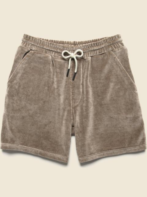 OAS 7" Morel Velour Shorts - Brown