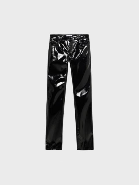 Blumarine PATENT STRAIGHT PANTS