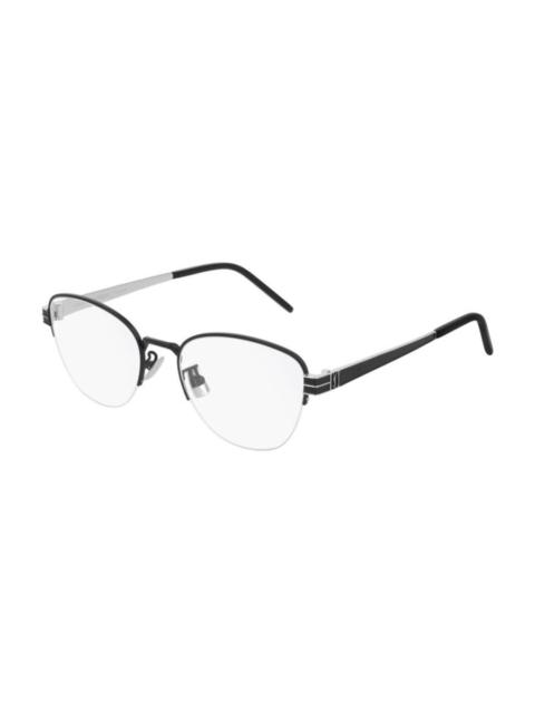 SAINT LAURENT Saint Laurent Ladies Black Cat Eye Eyeglass Frames SLM64 002