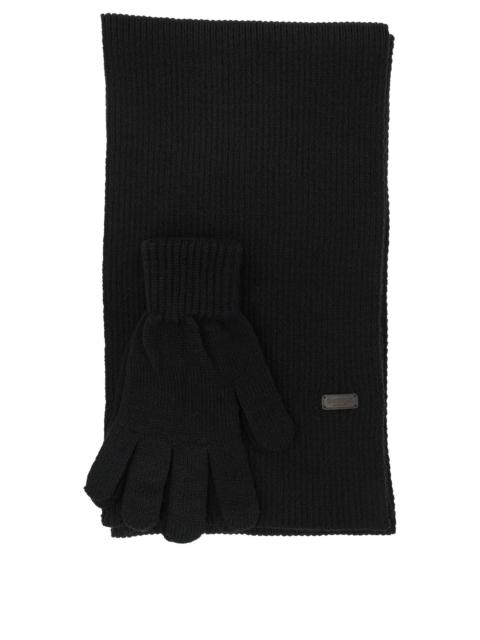 Barbour Barbour Wool-blend Scarf And Gloves