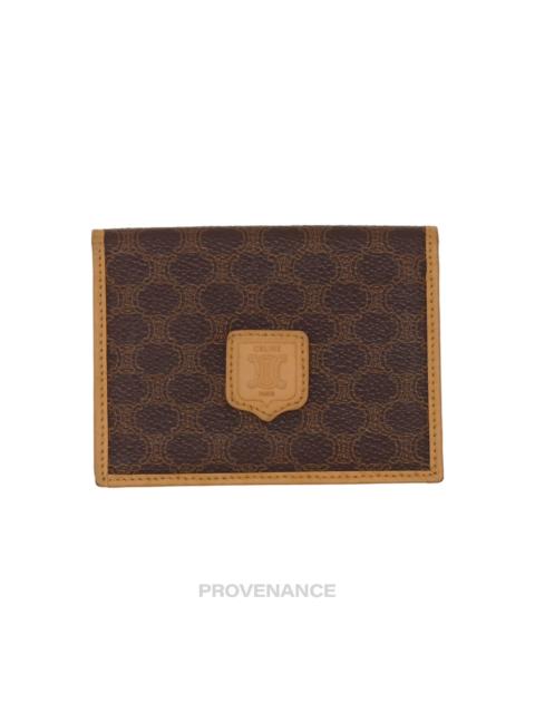 CELINE Celine Pocket Organizer Wallet - Macadam Triomphe