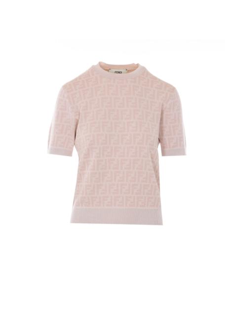 FENDI Fendi Women Ff Wool And Silk Knit