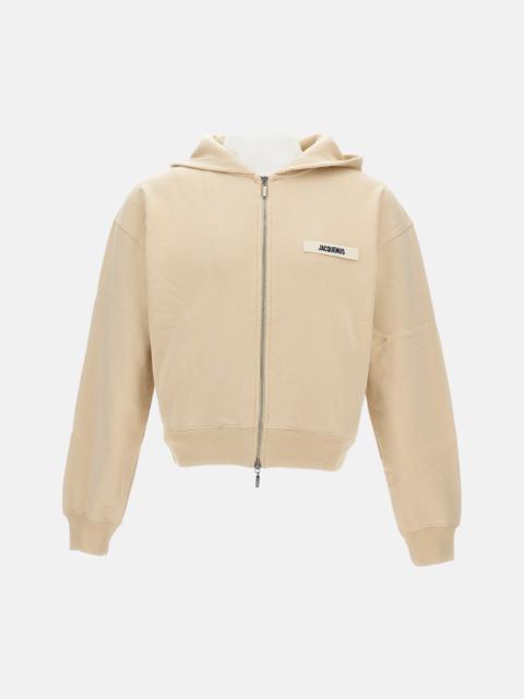 JACQUEMUS Jacquemus Men Le Hoodie Zip Gros Grain