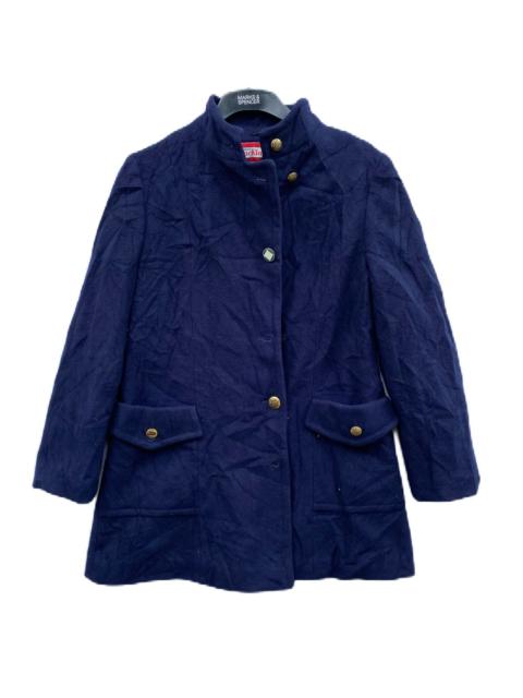 Kiko Kostadinov VINTAGE MACKINTOSH JACKET DOUBLE POCKET RED INSIDE