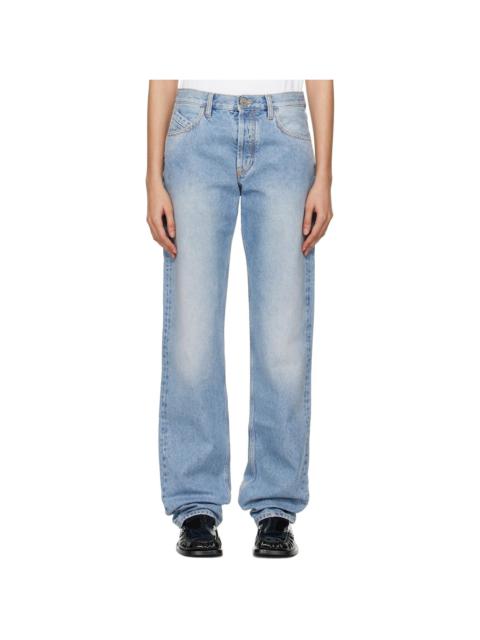 THE ATTICO Blue Long Jeans