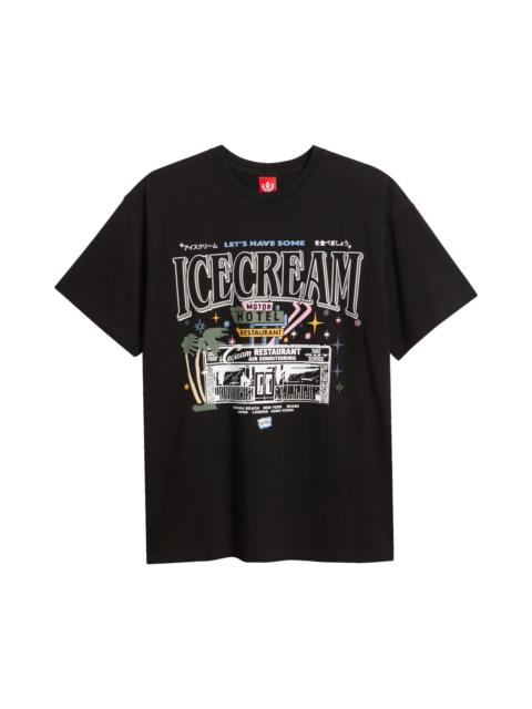 ICECREAM ICECREAM Store Front Cotton Graphic T-Shirt in Black at Nordstrom