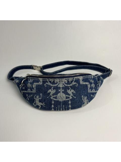 Vivienne Westwood Rare Vivienne Westwood Cherub & Orb Denim Fanny Pack