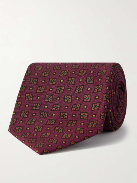 8cm Printed Silk Tie