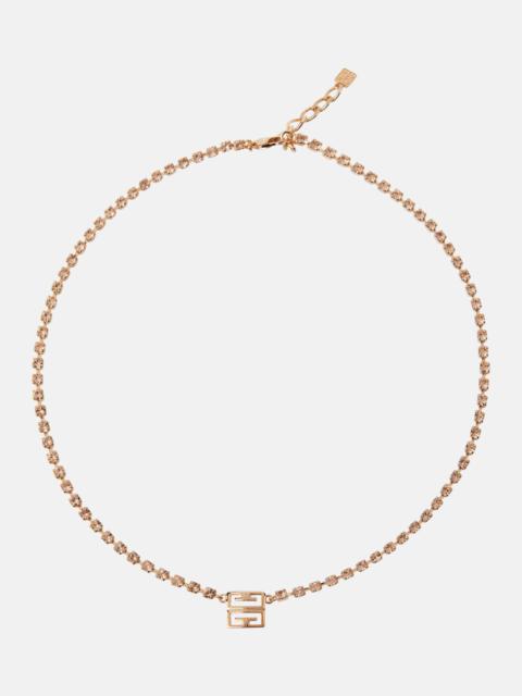 Givenchy 4G crystal-embellished necklace
