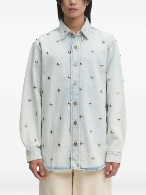 FIORUCCI studded denim shirt